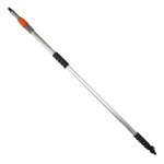 Manche t�lescopique flipper 3 pi�ces avec passage deau - 4m