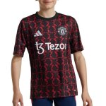 Manchester united maillot pr�match rouge / noir junior adidas 24 / 25