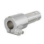 Wiltec manchon de prise de force cardan - longueur 175 mm - raccord logement 1 3 / 8 21d - raccord sortie ...