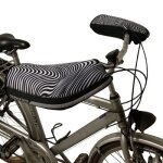 Manchon - protege main velo tucano city neoprene etanche zebre avec doublure thermique + reflechissant ...