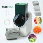 Mandoline cuisine electrique sans fil usb rechargeable 3 en 1 coupe - lgumes 4500mah trancher dchiqueter ...