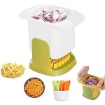 Mandoline de cuisine manuelle tous coupe lgumes lame en acier inoxydable cubes fcoupe patate frite carotte ...