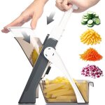 Mandoline de cuisine safety slicer manuelle multifonction tous coupe lgumes lame en acier inoxydable ...