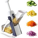 Mandoline de cuisine safety slicer manuelle multifonction tous coupe l�gumes lame en acier inoxydable ...