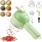Mandoline - - ensemble de coupe - l�gumes �lectrique 4 en 1 - multifonction sans fil - trancheuse portable ...