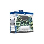 Manette de jeu - trade invaders - ps5 led - green camo - bluetooth - joysticks effet hall - led dynamique ...