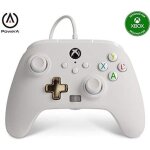 Manette filaire - blanche mist - xbox series x / pc