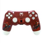 Manette de jeu bluetooth sans fil pour ps4 doubleshock 4. 0 v2 - v - reel - spiderman