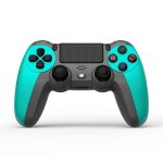 Manette de jeu contr�leur sans fil avec �cran tactile prise casque c�ble de charge inclus - bleu