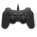 Manette de jeu - freaks & geeks - ps3 / pc - c�ble usb 18 m - vibration - noir
