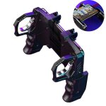 Manette de jeu mobile 3 en 1 dclencheur de jeu mobile  quatre doigts pour pubg gaming grip game bouton ...