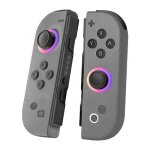 Manettes joy - con grises pour nintendo switch les manettes gauche et droite sont dot�es de vibrations ...