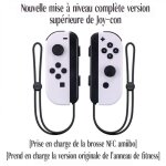 Manette nintendo switch joy - con bluetooth nfc recharge rapide white manette jeux video