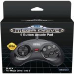 Manette officielle sega mega drive mini retro - bit 6 - button usb - noire Manette officielle sega mega drive mini retro - bit 6 - button usb - noire