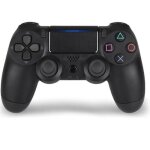 Manette de jeu - jeiibrzui - doubleshock - sans fil - noir - vibration