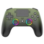 Manette de jeu - subsonic - ps5 - sans fil led - vert - palettes programmables