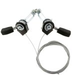 Manette de vitesse � friction en aluminium avec c�bles de frein accessoires de v�lo vtt poignee