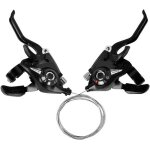 Manette de vitesse vélo 3x7 vitesses levier avec câble de frein pour vtt et vélo de montagne indicateur ... Manette de vitesse vélo 3x7 vitesses levier avec câble de frein pour vtt et vélo de montagne indicateur ...