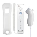 Manette wii + nunchuck ? wiimote avec motion plus int�gr� ? compatible nintendo wii / wii u ? t�l�commande ...