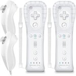 Manette wii remote avec motion plus et nunchuck tlcommande sans fil wii remote plus avec nunchuck avec ...