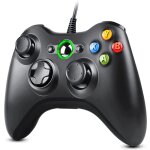 Manette pour xbox 360 manette de jeu avec contrleur usb filaire pour microsoft xbox 360 pc windows 7 ...