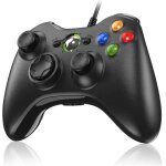 Manette filaire xbox 360 - joystick usb - design ergonomique - vibration - compatible pc Manette filaire xbox 360 - joystick usb - design ergonomique - vibration - compatible pc
