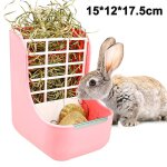 Mangeoire pour lapins et cochons dinde ? distributeur de foin et nourriture pour petits animaux