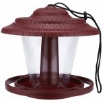 Mangeoire  oiseaux sauvages suspendue pour jardin dcoration extrieure mangeoire  oiseaux rouge - ...