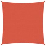 Mango filet dombrage toile protection solaire voile dombrage 160 g / m� terre cuite 4x4 m pehd lv324