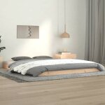 Mango structure de lit - sans matelas - lit adulte / enfant - 140x190 cm bois de pin massif ll1101