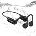 Mankiw casque � conduction osseuse �couteur bluetooth 5. 4 oreilles librescasque natation�tanche ipx8 ...