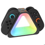 Mankiw station de charge compatible avec switch 2?station de charge switch 2 avec lumires rgb avec cble ...
