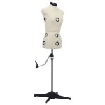 Mannequin de couture bdm - mannequin de robe ajustable pour femme cr�me s taille 33 - 40 deco j5489778 ...