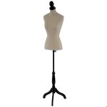 Mannequin de couture de tailleur buste torse f�minin t220 ~ mousse cr�me