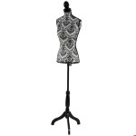 Mannequin de couture de tailleur buste torse f�minin t220 ~ mousse motif baroque