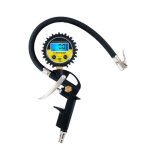 Manomtre numrique - dunlop - gonfleur de pneus - affichage led - multifonctionnel - noir