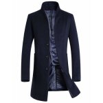 Manteau - vogstyle - vogk116 - laine et polyester - slim fit - bleu xxl