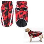 Manteau pour chien 5xl imperm�able chaud manteau dhiver v�tements pour chien harnais bandes r�fl�chissantes ...