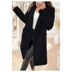Manteau crois noir femme