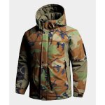 Manteau homme - camouflage - exterieur a capuche manches longues