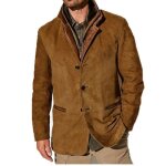 Manteau hommemanteau homme coupe classique col reverscasual manteau dhiver homme bouton fourre chaud ...
