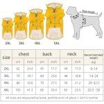 Manteau impermable rflchissant pour grand chien type cape de pluie transparente manteau  fermeture ...