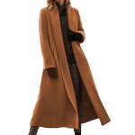 Manteau long vitata pour femme - style cardigan oversize - manteau haut de gamme - marron Manteau long vitata pour femme - style cardigan oversize - manteau haut de gamme - marron