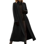 Manteau long vitata pour femme - style cardigan oversize - manteau haut de gamme - noir Manteau long vitata pour femme - style cardigan oversize - manteau haut de gamme - noir