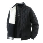 Manteau r�versible homme automne hiver grande taille - noir