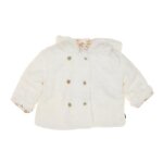 Manteau sherpa blanc doux fille eom xaopol