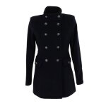 Manteau short wool peacoat - salsa