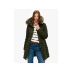 Manteau superdry femme fuji kaki synth�tique