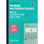 Manuel mathmatiques de la casio fx - 92 collge