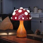 Maoyong lampe champignon led lampe de table tactile veilleuse de chevet chambre vintage pour salon pour ...